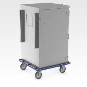 Surgical Sealed Case Carts with Stainless Doors