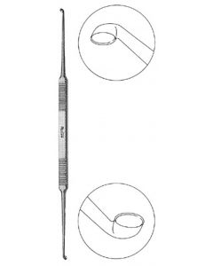 House Curette 7 Strong Angle Oval Cups