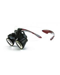Magnifying Loupe 3.0X Red Frame Short 10-13
