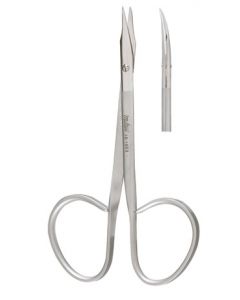 Eye Suture Scissors- 3-7/8- Cvd- Sharp-Ribbon Type