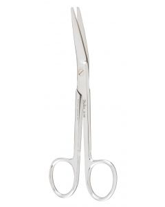 New'S Suture Scissors- 5-3/4- Angled On Flat