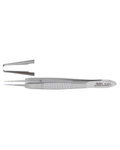 Castroviejo Suture Fcps 4- 1X2 Teeth- 0.35Mm Tip
