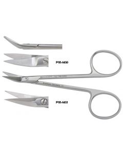 Converse Scissors- 4-1/8- Angled- Flat Tips