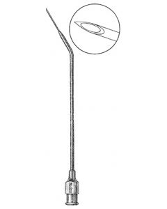 Tonsil Needle-W/Luer Lock- 4-1/8- 0.65Mm- Angled