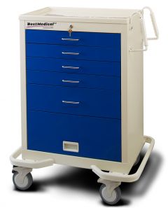 MPD 5 Drawer Anesthesia Cart with Panel