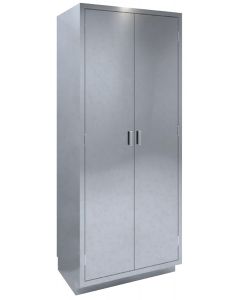 Buy Double Solid Door High Cabinets Stainless Steel