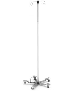 IV Pole Foot Operated 5-Leg Stand Welded Base