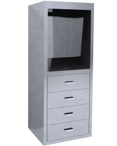 Buy MAC Medical Operating Room Desk Cabinets with 4  Drawers Overall Dimensions 18" D x 24" W x 60" H