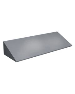 MAC Medical Stainless Steel Sloping Top, 13" D x 42" W x 6-3/4" H